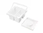 Liderpapel Cubo limpiador de pinceles de plástico con asa transportable 13x13x9 cm