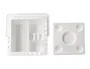 Liderpapel Cubo limpiador de pinceles de plástico con asa transportable 13x13x9 cm