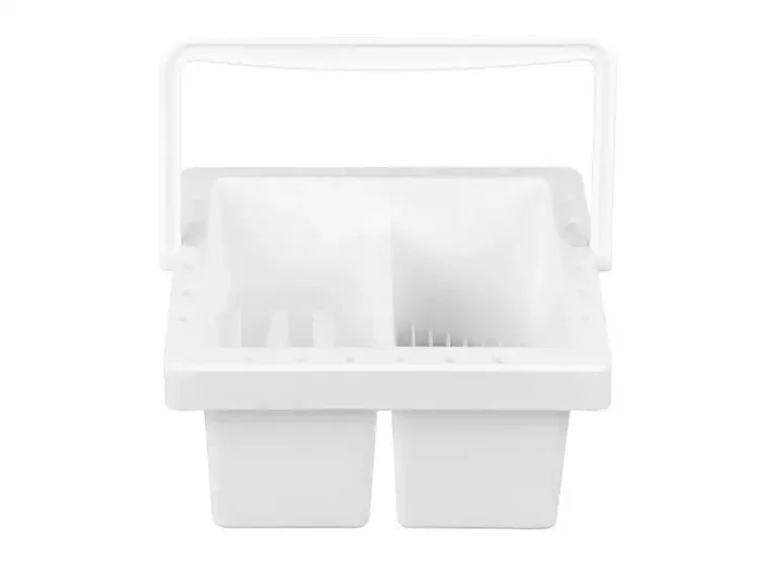 Liderpapel Cubo limpiador de pinceles de plástico con asa transportable 13x13x9 cm Liderpapel Cubo limpiador de pinceles de plástico con asa transportable 13x13x9 cm