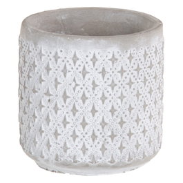 Macetero Cemento Decoración 10 X 10 X 10 cm (Set de 6)