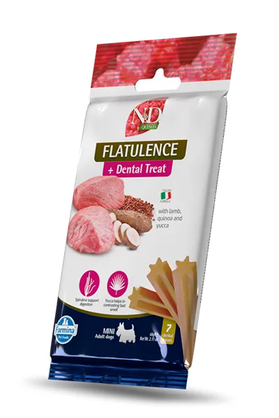 Farmina ND Treat Perro Flatulence Adult Mini 15x60gr Cordero Quinoa Yucca Farmina ND Treat Perro Flatulence Adult Mini 15x60gr Cordero Quinoa Yucca