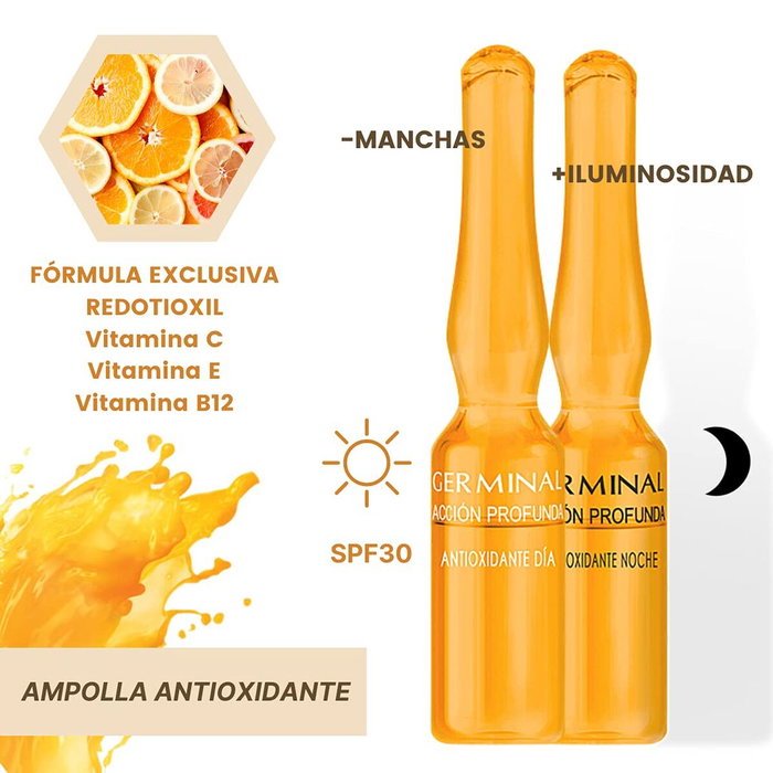 Germinal ACCIÓN PROFUNDA antioxidante día ampollas 30 x 1 ml