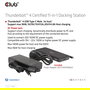 Club3D Thunderbolt4 11-in-1 Docking Station 2 Displays Negro, Thunderbolt 4, 140W, SD