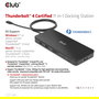 Club3D Thunderbolt4 11-in-1 Docking Station 2 Displays Negro, Thunderbolt 4, 140W, SD