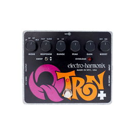 EHX Q-Tron Plus Pedal Envelope Filter con Loop de Efectos Incluye Fuente de Alimentación