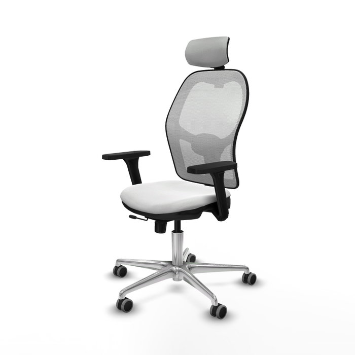 PIQUERAS Y CRESPO Silla de oficina Jorquera con mecanismo Sincro/Traslack en color Blanco PIQUERAS Y CRESPO Silla de oficina Jorquera con mecanismo Sincro/Traslack en color Blanco