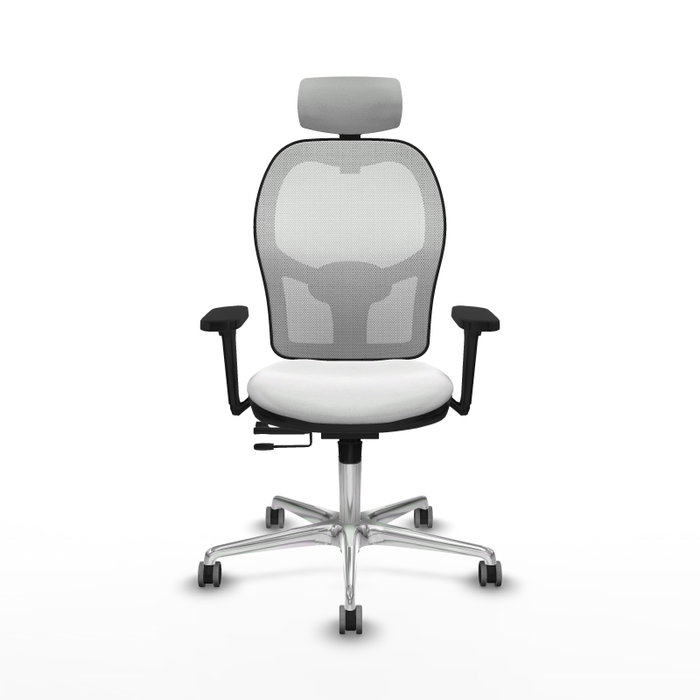 PIQUERAS Y CRESPO Silla de oficina Jorquera con mecanismo Sincro/Traslack en color Blanco PIQUERAS Y CRESPO Silla de oficina Jorquera con mecanismo Sincro/Traslack en color Blanco