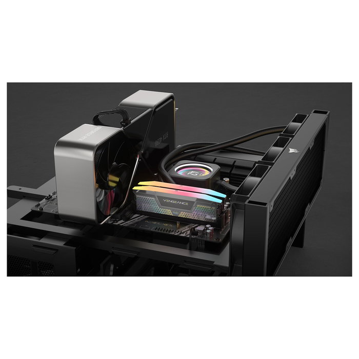 Corsair Vengeance RGB DDR5 RAM 48GB (2x24GB) Kit 8400MHz CL40 DIMM con disipador y perfil Intel XMP 3.0