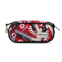 Pro-Dg Estuche Portatodo Pencil Tracks PRO-DG Rojo con Organizador para Lápices y Pinceles, Bolsillo Interior con Cremallera, 10x21x5 cm