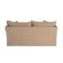 Ixia Sofá 2 plazas beige oscuro tejido