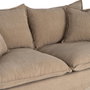 Ixia Sofá 2 plazas beige oscuro tejido
