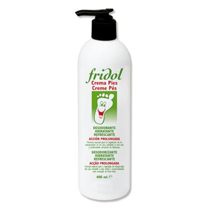 RBB Fridol Crema Pies 400 ml Desodorante Hidratante Refrescante Acción Prolongada