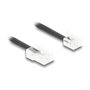 DeLOCK 88480 Cable telefónico en espiral RJ11 a RJ45 de 3 m, Negro