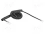 DeLOCK 88480 Cable telefónico en espiral RJ11 a RJ45, 3 m, negro