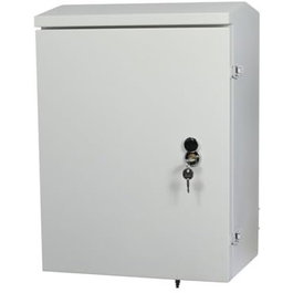 ALLNET Switch PoE Smart-Managed T220mm IP66 Gris claro ALL-DIN-SGI8012PM