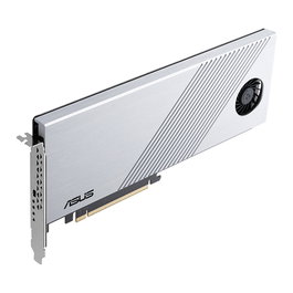 ASUS Hyper M.2 x16 Gen 4 Tarjeta de Expansión PCIe, para 4 SSD M.2 NVMe con Refrigeración Activa por Ventilador