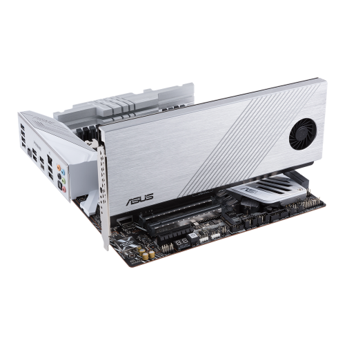 Asus Hyper M.2 x16 Gen 4 Tarjeta y Adaptador de Interfaz Interno PCIe 4.0 para PC Plata 256 Gbps