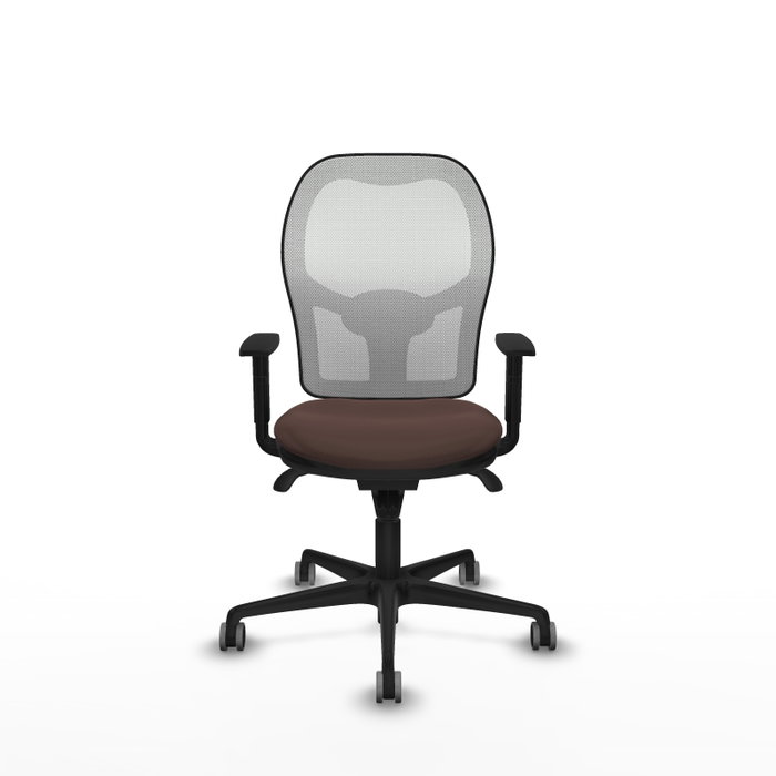 PIQUERAS Y CRESPO Silla de oficina Jorquera Marrón y Blanco PIQUERAS Y CRESPO Silla de oficina Jorquera Marrón y Blanco