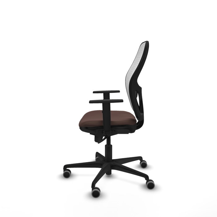 PIQUERAS Y CRESPO Silla de oficina Jorquera Marrón y Blanco PIQUERAS Y CRESPO Silla de oficina Jorquera Marrón y Blanco