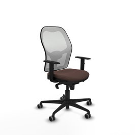 PIQUERAS Y CRESPO Silla de oficina Jorquera Marrón y Blanco