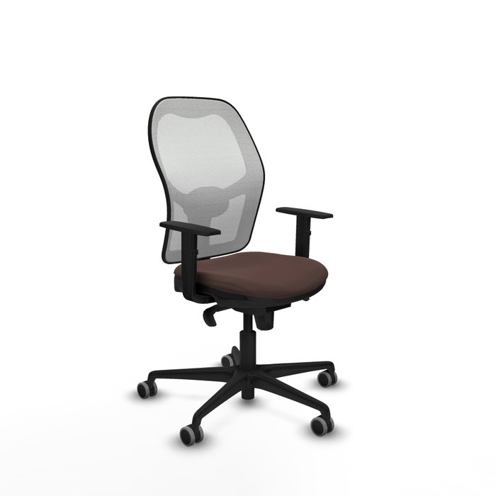 PIQUERAS Y CRESPO Silla de oficina Jorquera Marrón y Blanco PIQUERAS Y CRESPO Silla de oficina Jorquera Marrón y Blanco