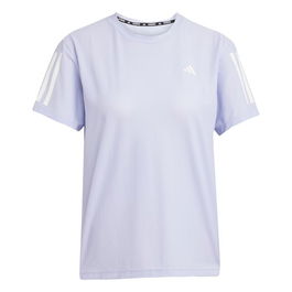 Camiseta de Manga Corta Mujer Adidas Own the Run Lavanda Running S