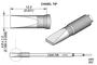 JBC TOOLS Punta de soldadura tipo destornillador 4,8x1,5mm