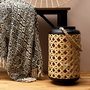 Home Deco Factory Farolillo Mirage Diámetro 21 cm Altura 38.5 cm Material Trenzado Iluminación Tenue