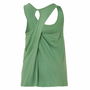 Camiseta para Mujer sin Mangas Joluvi Bambu Tank Mujer Verde Verde Verde oscuro