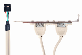 Gembird Cable USB 2 Puertos Hembra 25 cm