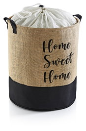 Aberto Design YLC406 Cesta de fieltro Yute Marrón Claro 37x40cm Organizador Hogar Funcional Elegante Versátil