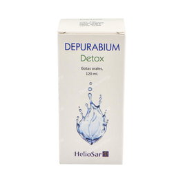 HELIOSAR Depurabium Gotas 120Ml Complemento Detox Con Plantas Tradicionales Y Oligoelementos