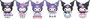 Sanrio Figuras mini Kuromi Party Series Kuromi 5 cm Cajas Sorpresa Expositor (12)