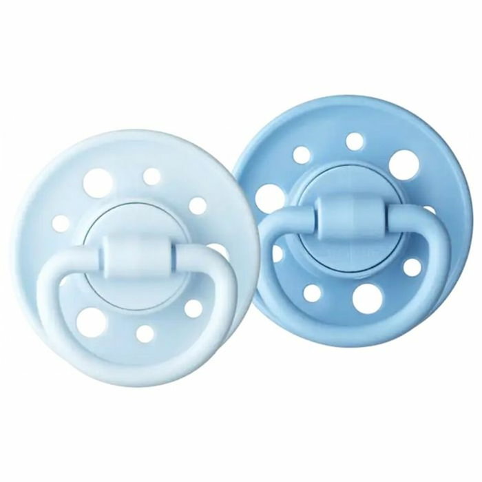 Dodie Gaia Seaside Set de 2 Chupetes Redondos de Caucho Natural Blanco Dodie Gaia Seaside Set de 2 Chupetes Redondos de Caucho Natural Blanco