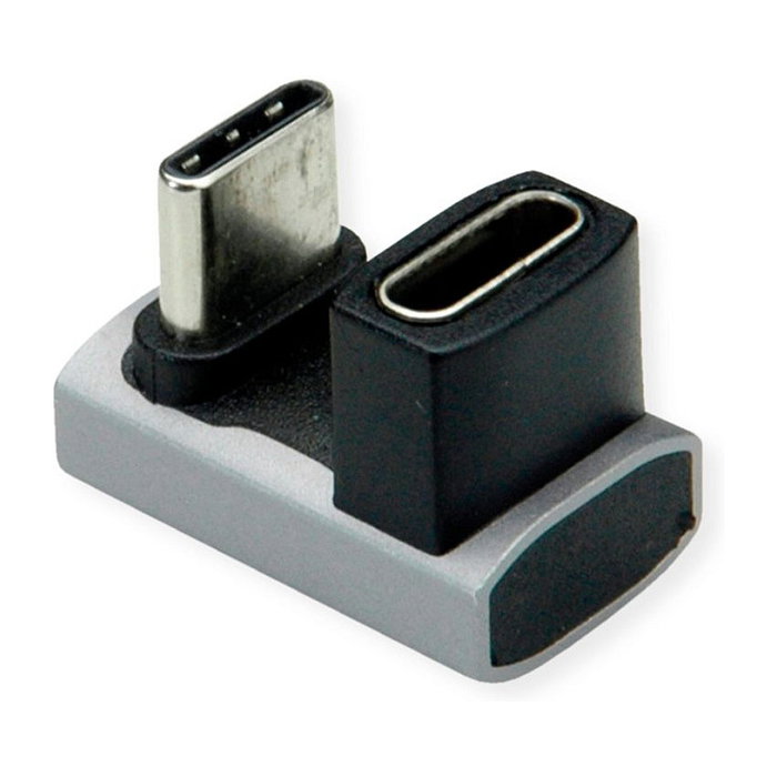 ROLINE Adaptador USB4 Gen 3x2 USB Type C Macho a Hembra, Plata ROLINE Adaptador USB4 Gen 3x2 USB Type C Macho a Hembra, Plata