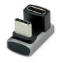 ROLINE Adaptador USB4 Gen 3x2 USB Type C Macho a Hembra, Plata