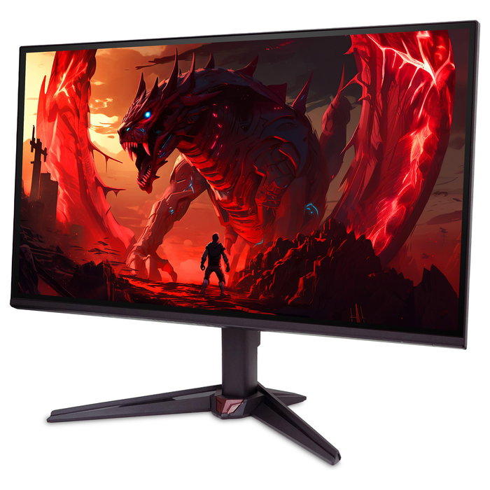 Acer Nitro VG240YP6b - Monitor Gaming IPS Full HD 23.8" (60,5 cm) 144Hz 1ms, AMD FreeSync, 99% sRGB, Altavoces, Negro/Rojo