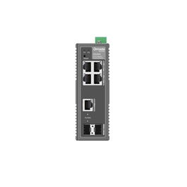 TP-Link IES206G Switch Gestionable Industrial L2, 4 Puertos Gigabit RJ-45, 2 SFP, -40°C a 75°C, Montaje DIN, 9-60 V DC, para Automatización