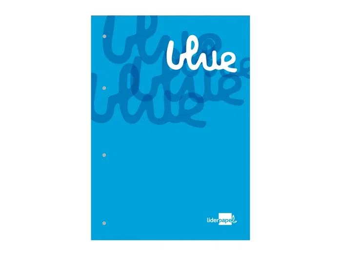 Liderpapel Bloc encolado cuadro 5 mm azul A4 natural 100 hojas Liderpapel Bloc encolado cuadro 5 mm azul A4 natural 100 hojas