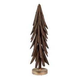 Ixia Figura Árbol Marrón Madera Paulonia 27 x 27 x 88 cm