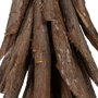 Figura Árbol Marrón Madera Paulonia 27 X 27 X 88 cm