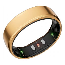 RingConn Gen 2 Smart Ring Rastreador de Actividad, Oro Rosa, Tamaño 12, IP68, 10 ATM, Titanio