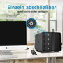 Fantec MB-X4U31 Carcasa para 4 Discos Duros de 3.5 Pulgadas USB-C 3.2 Gen. 2