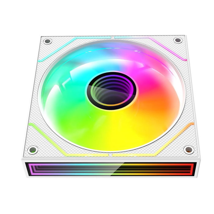 Mars Gaming Kit 3 Ventiladores MF-3D PRO Blanco ARGB 120mm