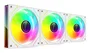Mars Gaming MF-3DPROKIT Kit 3 Ventiladores ARGB 120mm Blanco Infinity Mirror 3D, PWM 600-1600RPM, Control Remoto, HUB ARGB (10x), Compatible Aura Sync/Mystic Light
