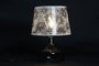DKD Home Decor Lámpara de Sobremesa de Cristal con Flores Multicolor