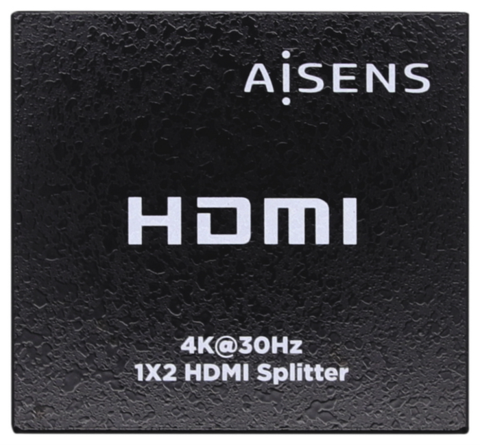 Aisens Duplicador HDMI 4K@30Hz 1x2 con Alimentación - Negro Aisens Duplicador HDMI 4K@30Hz 1x2 con Alimentación - Negro