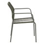 Silla Apilable Verde Acero Exterior 53 X 63 X 78 cm (Set de 2)