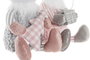 DKD Home Decor Figura Navidad Fantasia Rosa Gris Poliester 17 x 28 x 14 cm (2 Unidades)