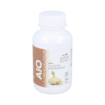Sotya Ajo Macerado 700 mg Perlas 220 Unidades - Suplemento Antioxidante Cardiovascular Sotya Ajo Macerado 700 mg Perlas 220 Unidades - Suplemento Antioxidante Cardiovascular